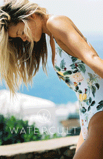 Watercult Lemon Infusion Bow Swimsuit in Lemon - Leap & Loop